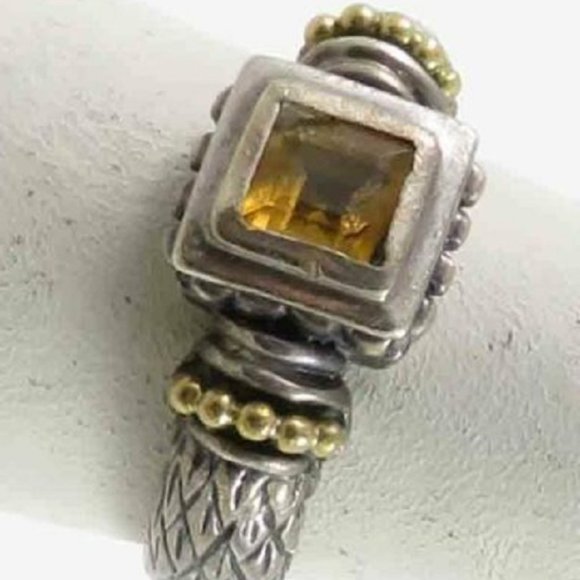 Esti Frederica Sterling Silver 925 18k Gold Trim - Picture 3 of 4